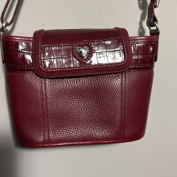 Red croc leather bag - Picture 2 of 5